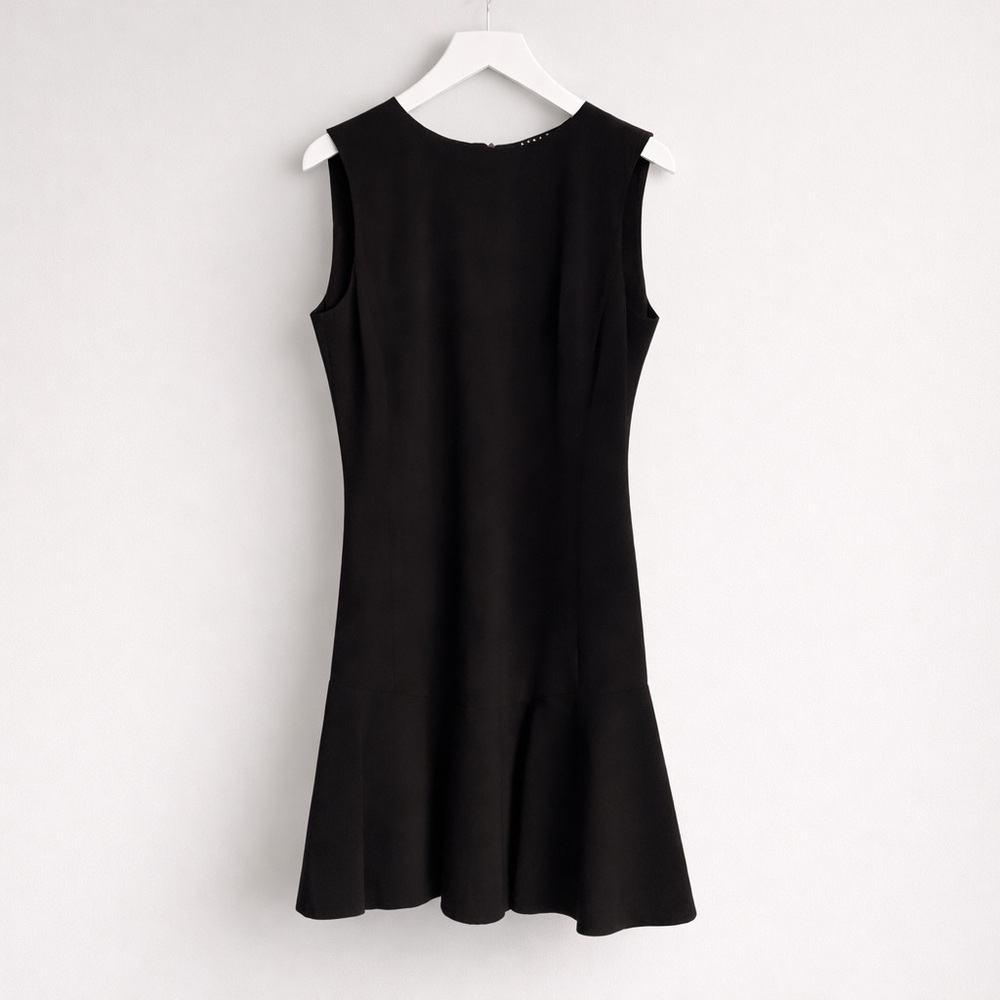Sisley Black Fit & Flare Sleeveless Dress | XS | NWOT